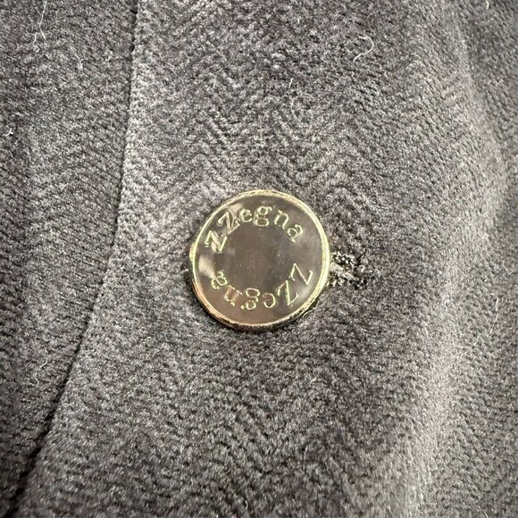 Jack Victor Velvet Herringbone Blazer Soft Corduroy Sport Coat Black 46 L - Picture 4 of 9